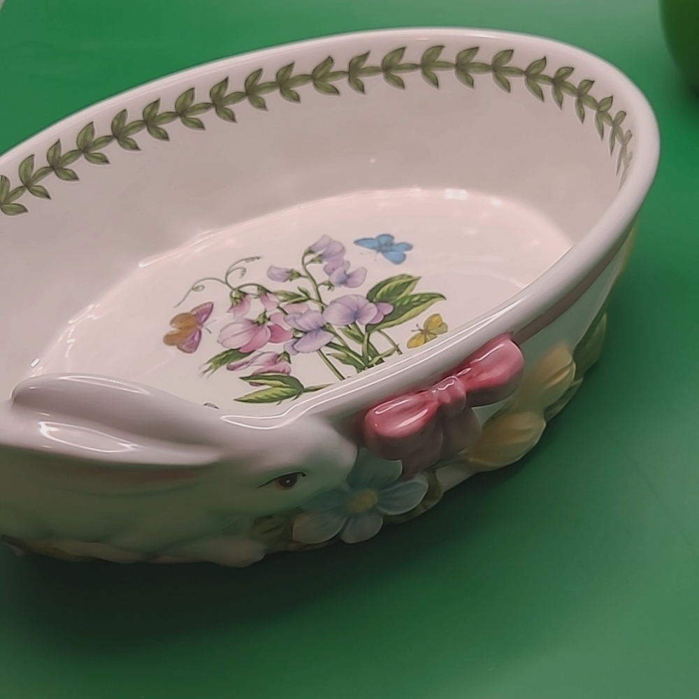 Portmeirion Botanic Garden Terrace 8" Easter/Spring serving bowl, Sweet Pea - Picture 9 of 9